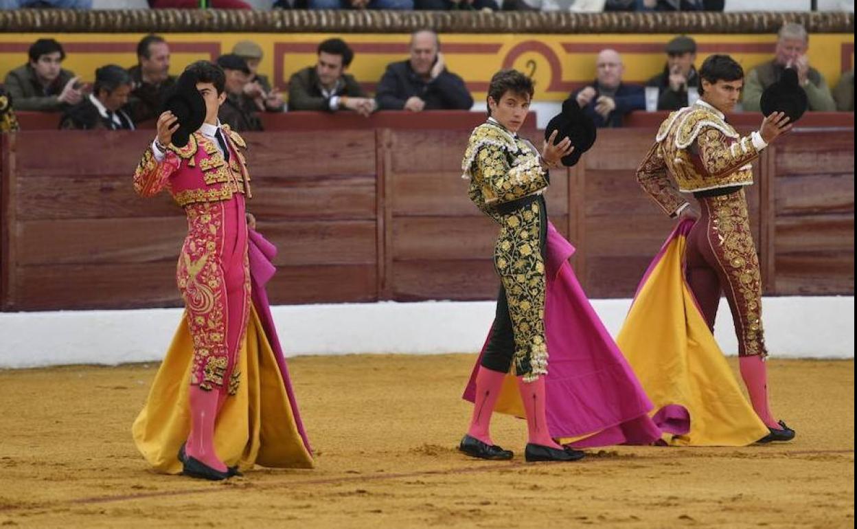 Los villanovenses Eric Olivera y Manuel Perera abren la temporada taurina en Olivenza