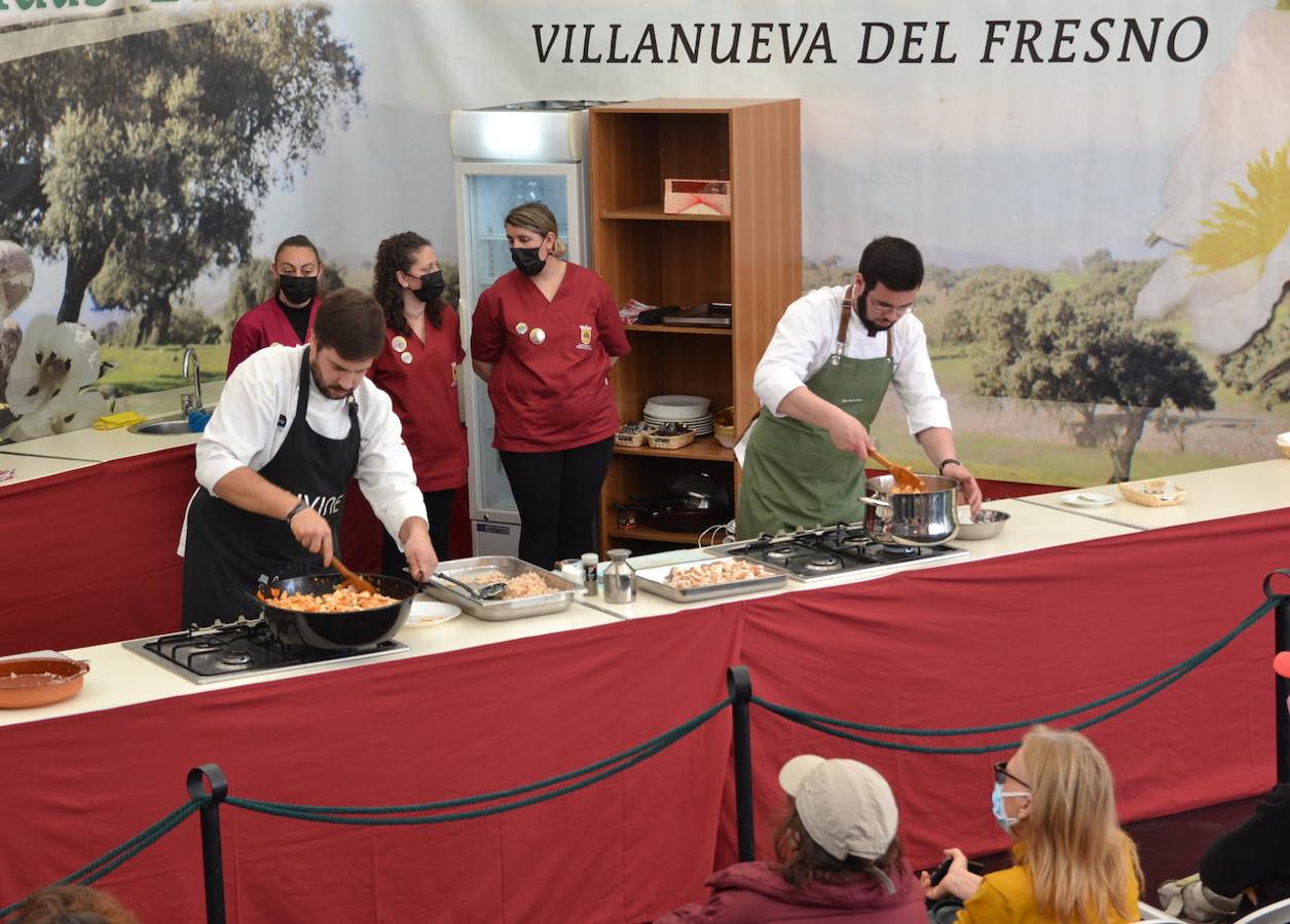 Taller de cocina del cocinero portugués Miguel PIcazo en la XVI Feria del Gurumelo.