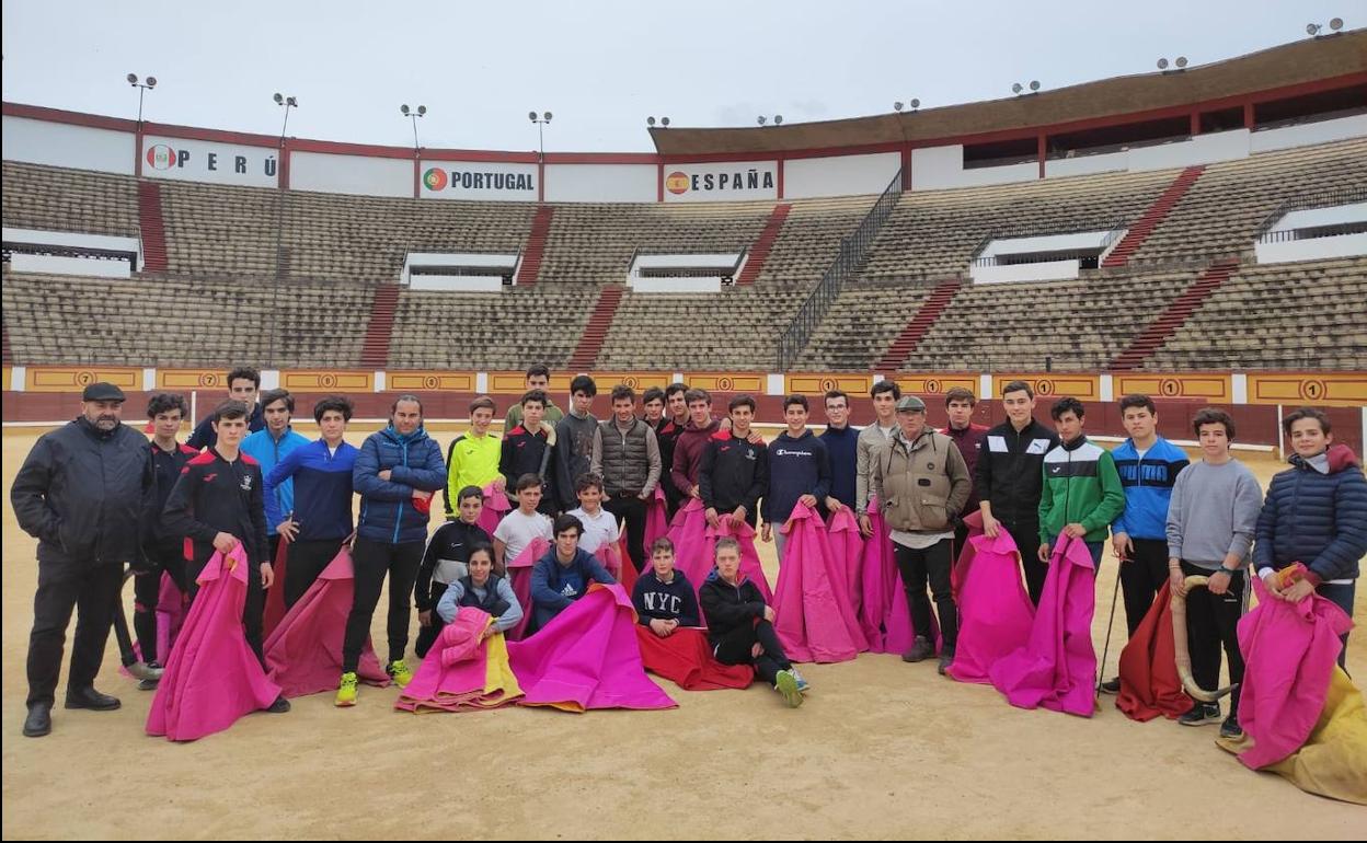 El villanovense Eric Olivera se despide de la Escuela Taurina de Badajoz