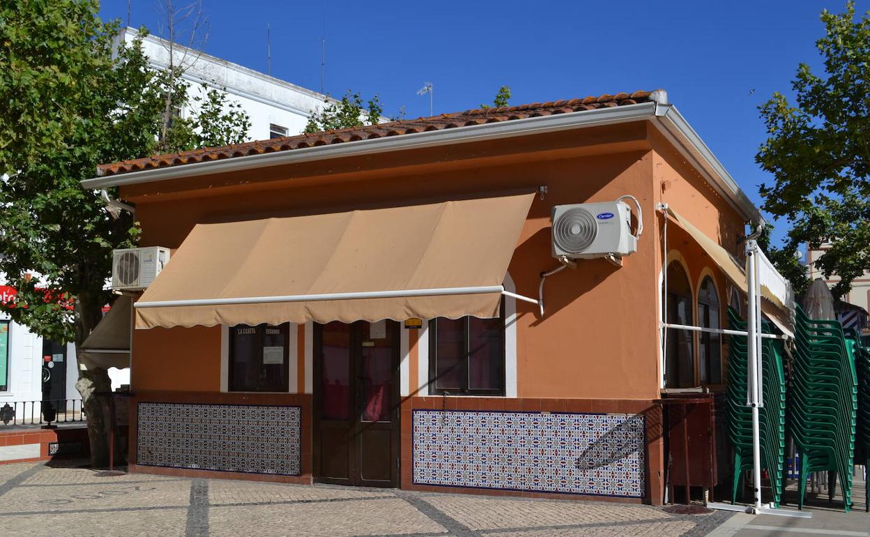 Quiosco bar, de propiedad municipal, de la plaza de España