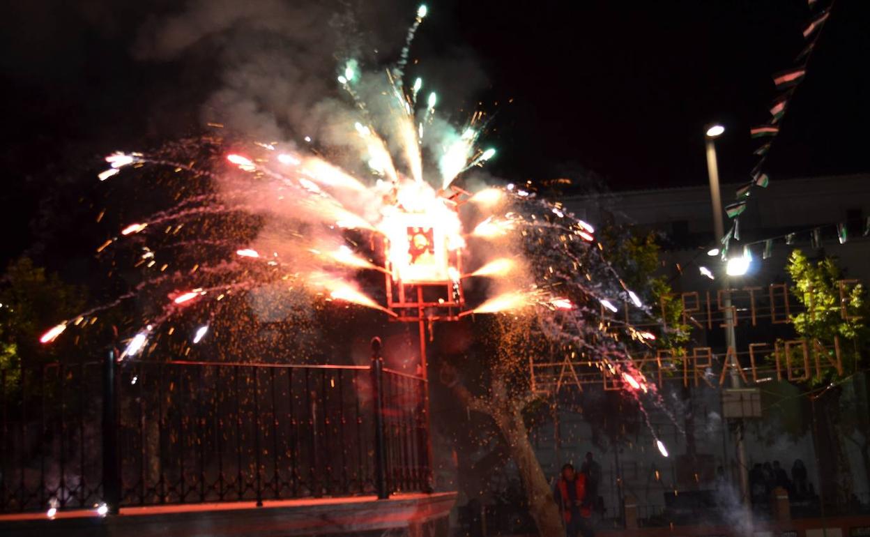 Quema de los fuegos artificiales de las fiestas del CristO, IMAGEN DE ARCHIVOo, .