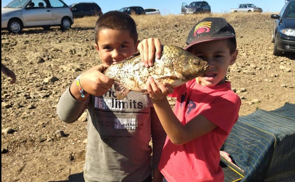 Un total de 20 niños participaron en el III Concurso de Pesca Infantil