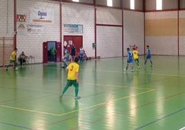 Momento del encuentro contra El Batán.