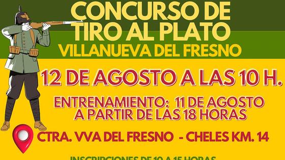 La localidad acogerá una Tirada al Plato en la cancha Los Campos