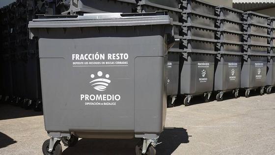 Promedio cambia el color del contenedor de 'resto' pasando de verde a gris