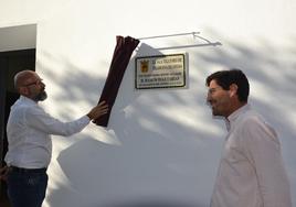 El párroco bendijo las instalaciones.