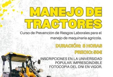 La Universidad Popular oferta los cursos de manejo de motosierra y de tractores