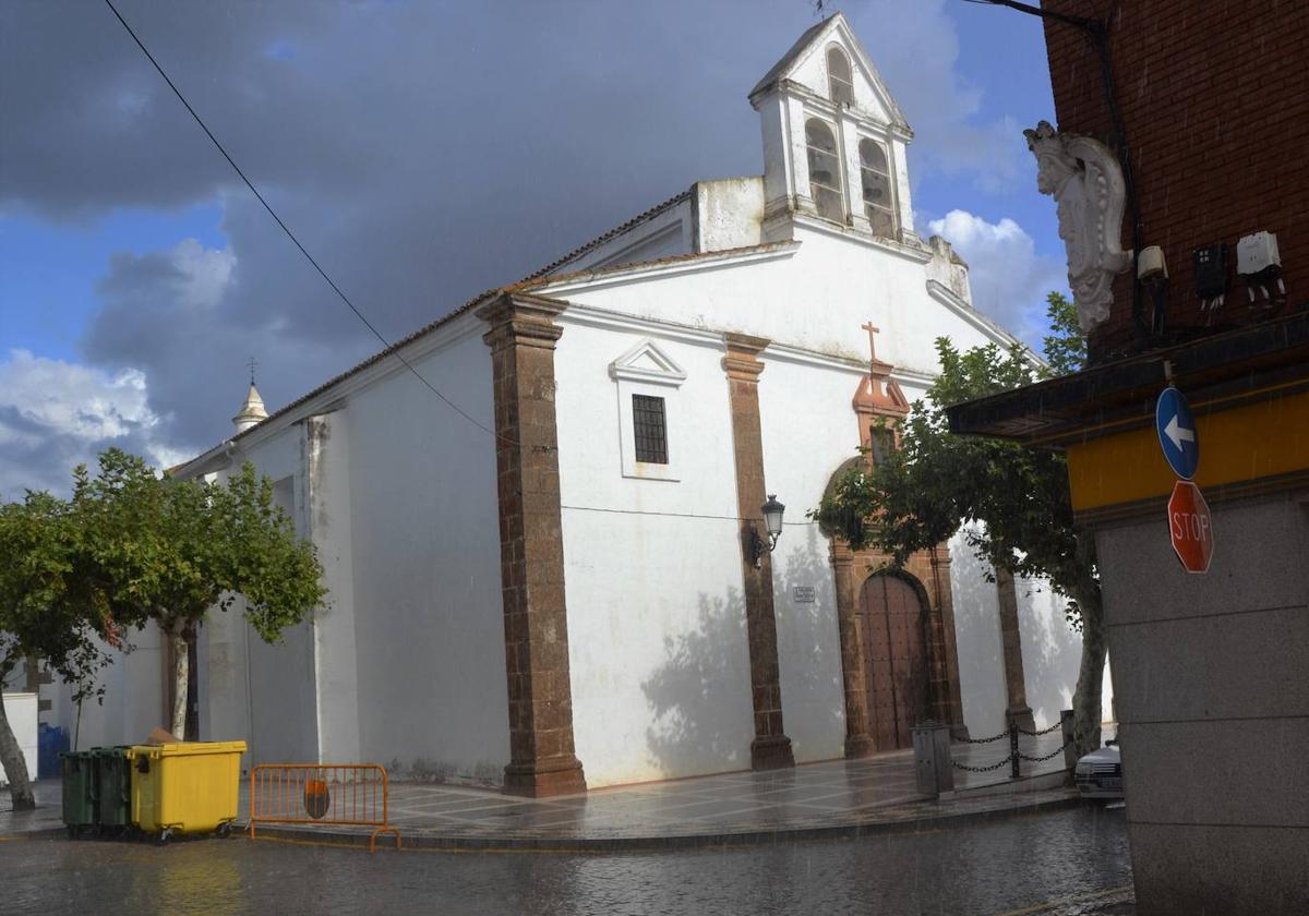 Día de lluvia en la localidad.
