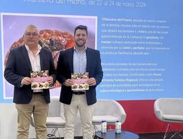 Díaz y Arriero en la presentación de Fitur.