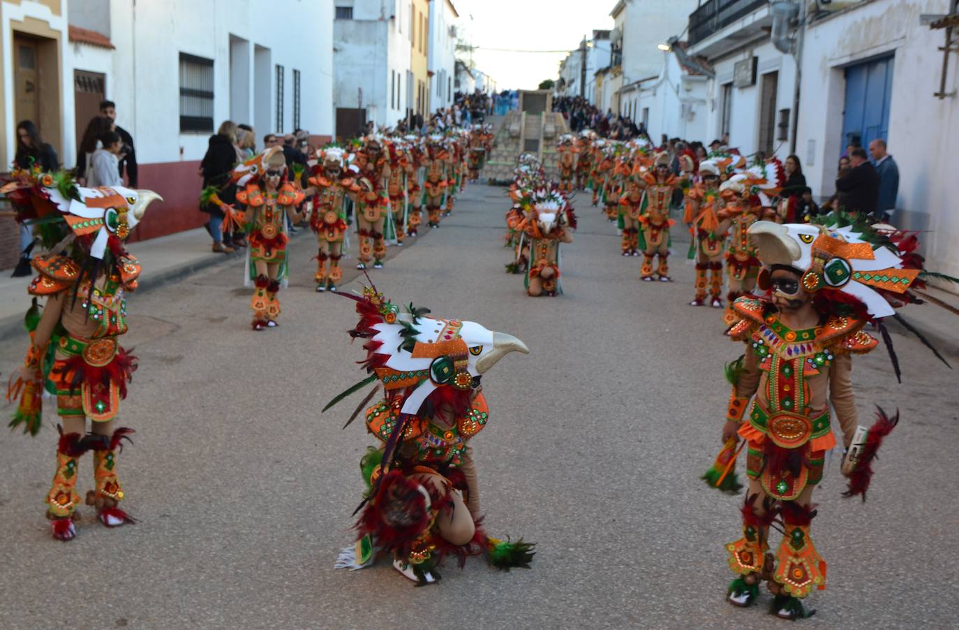 El gran desfile del carnaval acabó con un espectáculo de música y baile de las grandes comparsas