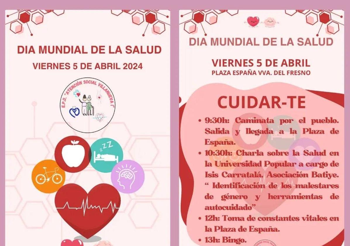 La localidad celebrará el Día Mundial de la Salud con una serie de actividades