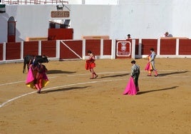 Imagen de archivo de un festejo en Villanueva del Fresno.