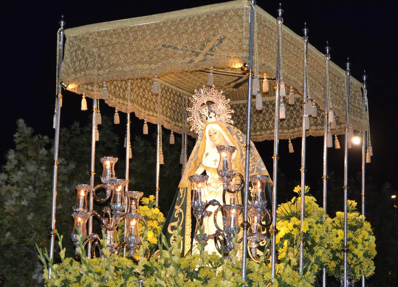 Tras la novena del Cristo dará comienzo el triduo de la Virgen de la Soledad