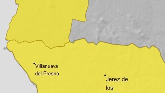 La localidad estará en Alerta Amarilla por fuertes lluvias y tormentas