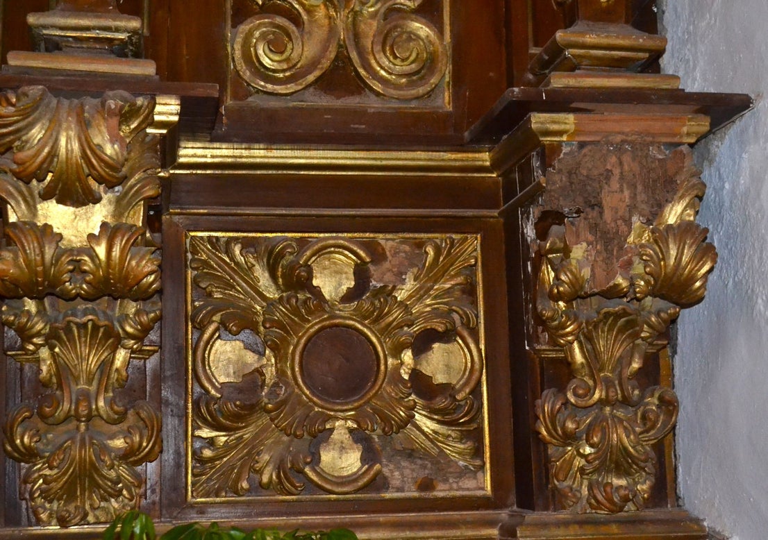 La finalización de la restauración del retablo de la Piedad permite el regreso de la Virgen a su hornacina