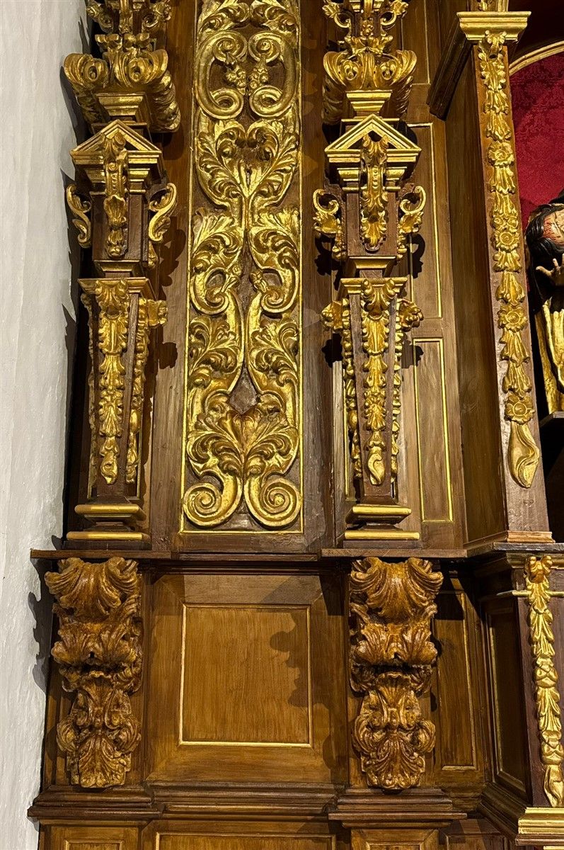 La finalización de la restauración del retablo de la Piedad permite el regreso de la Virgen a su hornacina