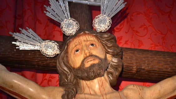 La Cofradía del Cristo peregrina a la Capilla de la Hermandad de la Amargura de Sevilla