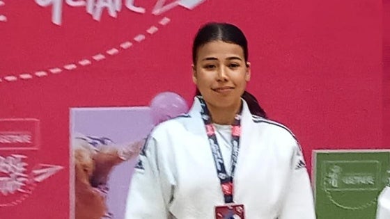 Judith García, de la EMD villanovense, gana su primera medalla nacional de judo