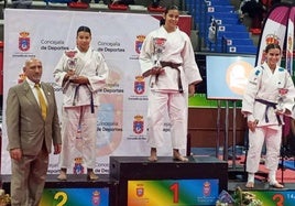 Judith García consiguió la medalla de plata en 63 kilogramos en Granadilla, Tenerife.