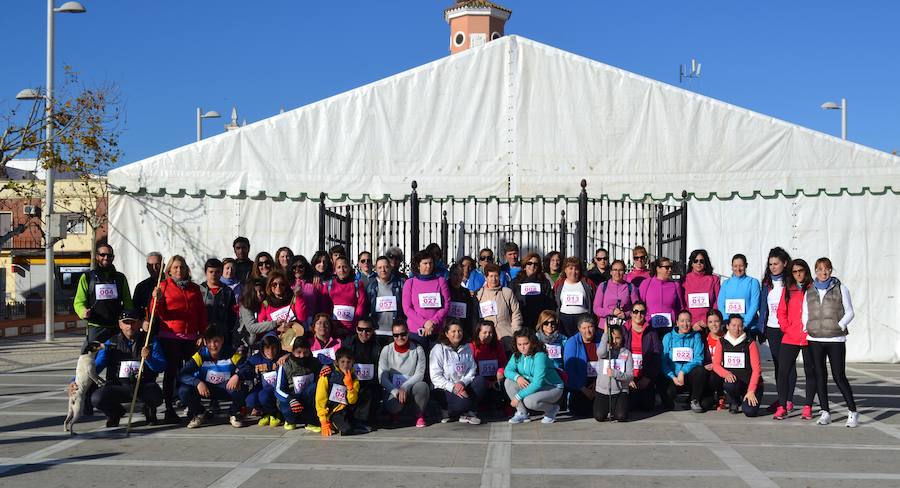 Participantes de la II Marcha por la Igualdad. 