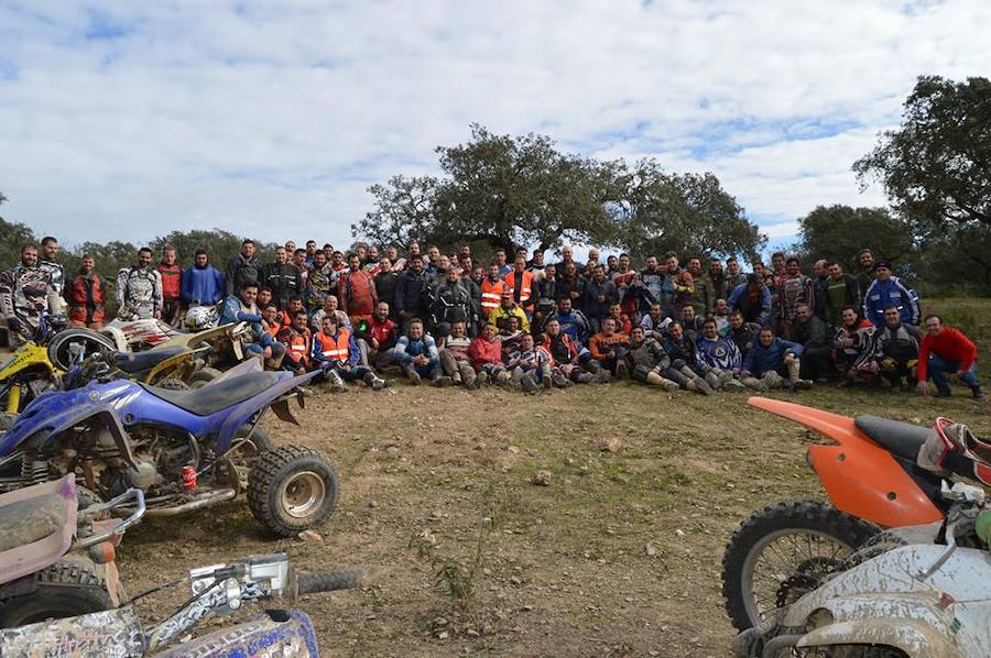 Integrantes de la XI Ruta Moto-Quad. CEDIDA