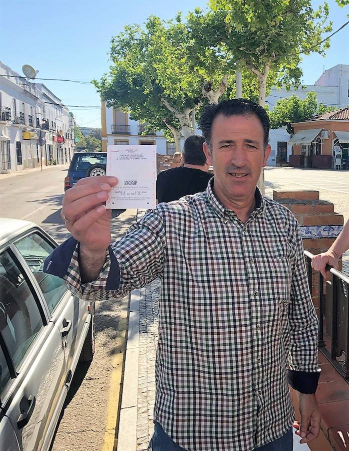 El vecino agraciado con el premio Emilio Rastrojo. CEDIDA