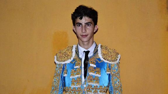 El joven novillero Manuel Perera. A.P