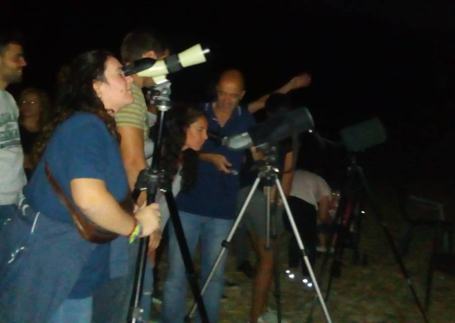 Participantes en el taller astronómico. CEDIDA