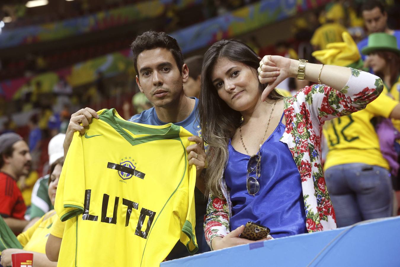 Sábado, 12 de julio. Brasil pierde 3 a 0 frente a Holanda en partido disputado en el Estadio Nacional donde estaba en juego la tercera plaza del Mundial de Fútbol 2014. EFE/Felipe Trueba