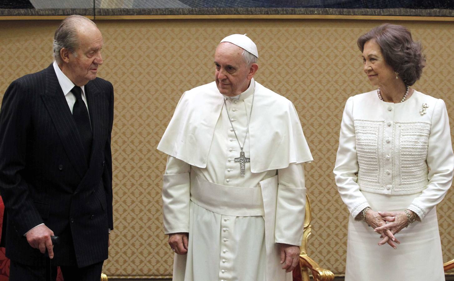 El papa Francisco recibe en audiencia a los Reyes de España