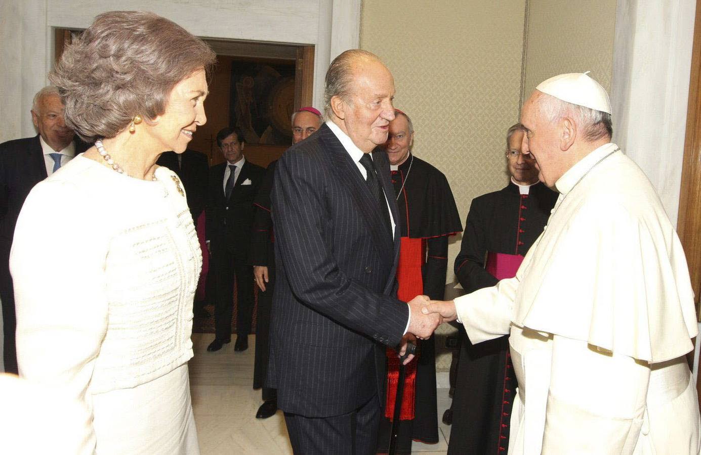 El papa Francisco recibe en audiencia a los Reyes de España