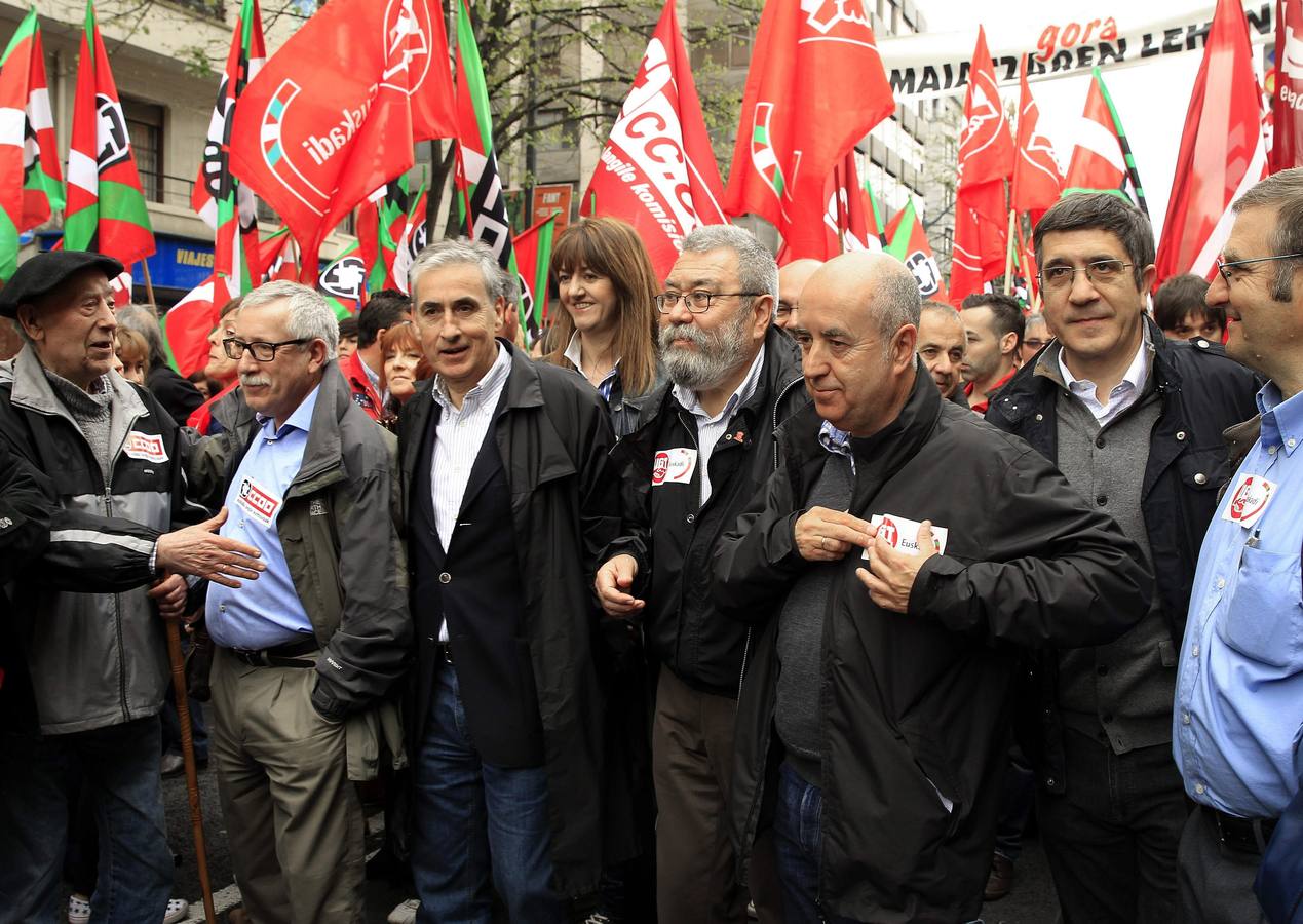 La marcha del Primero de Mayo, en imágenes