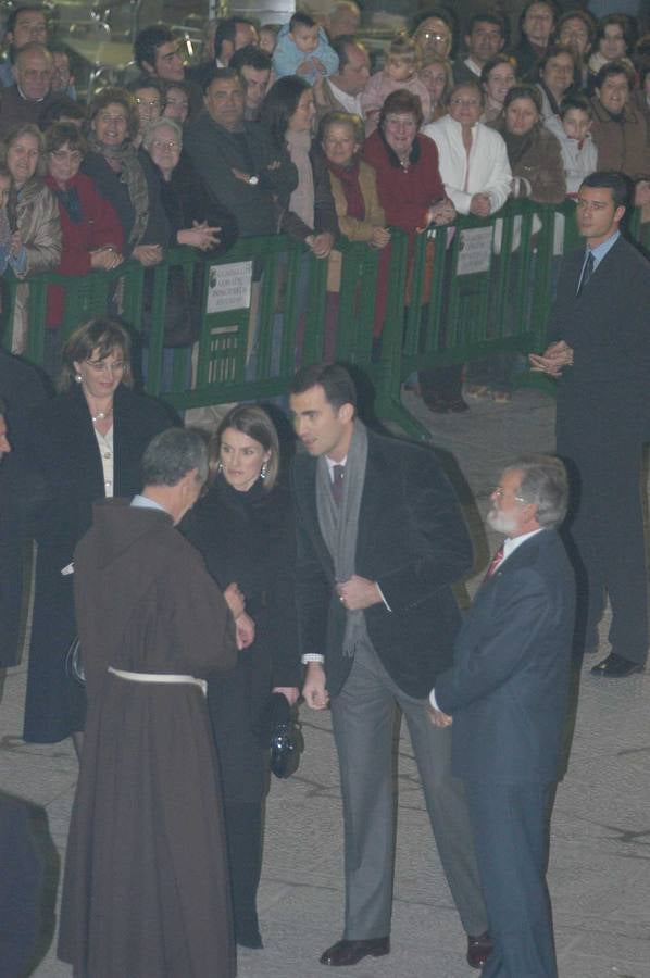 09.12.2004. Don Felipe visita el monasterio de Guadalupe