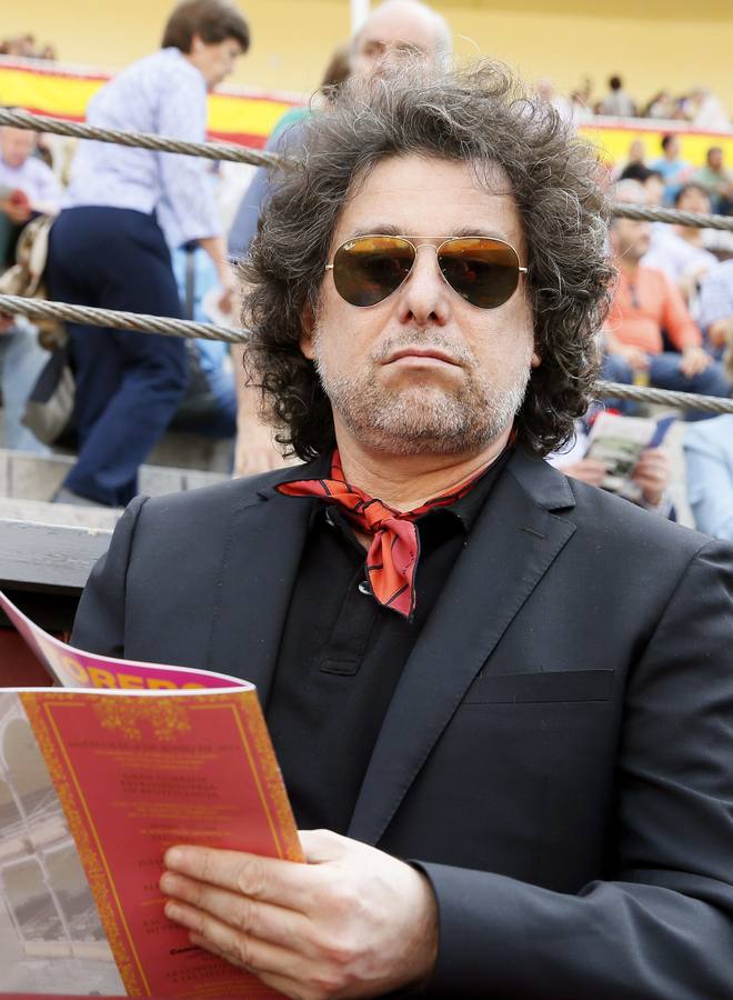 El cantante y compositor Andrés Calamaro en la Monumental de Las Ventas