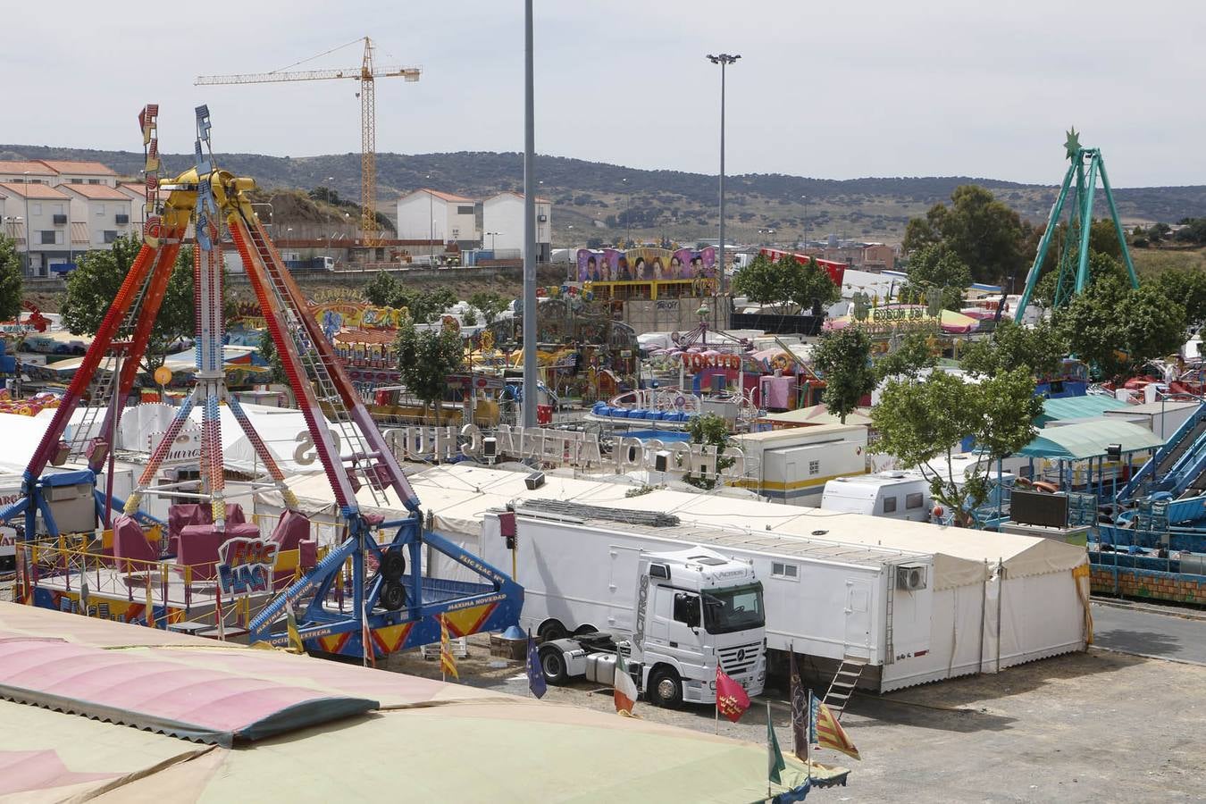 Todo listo para que comience la feria de Plasencia