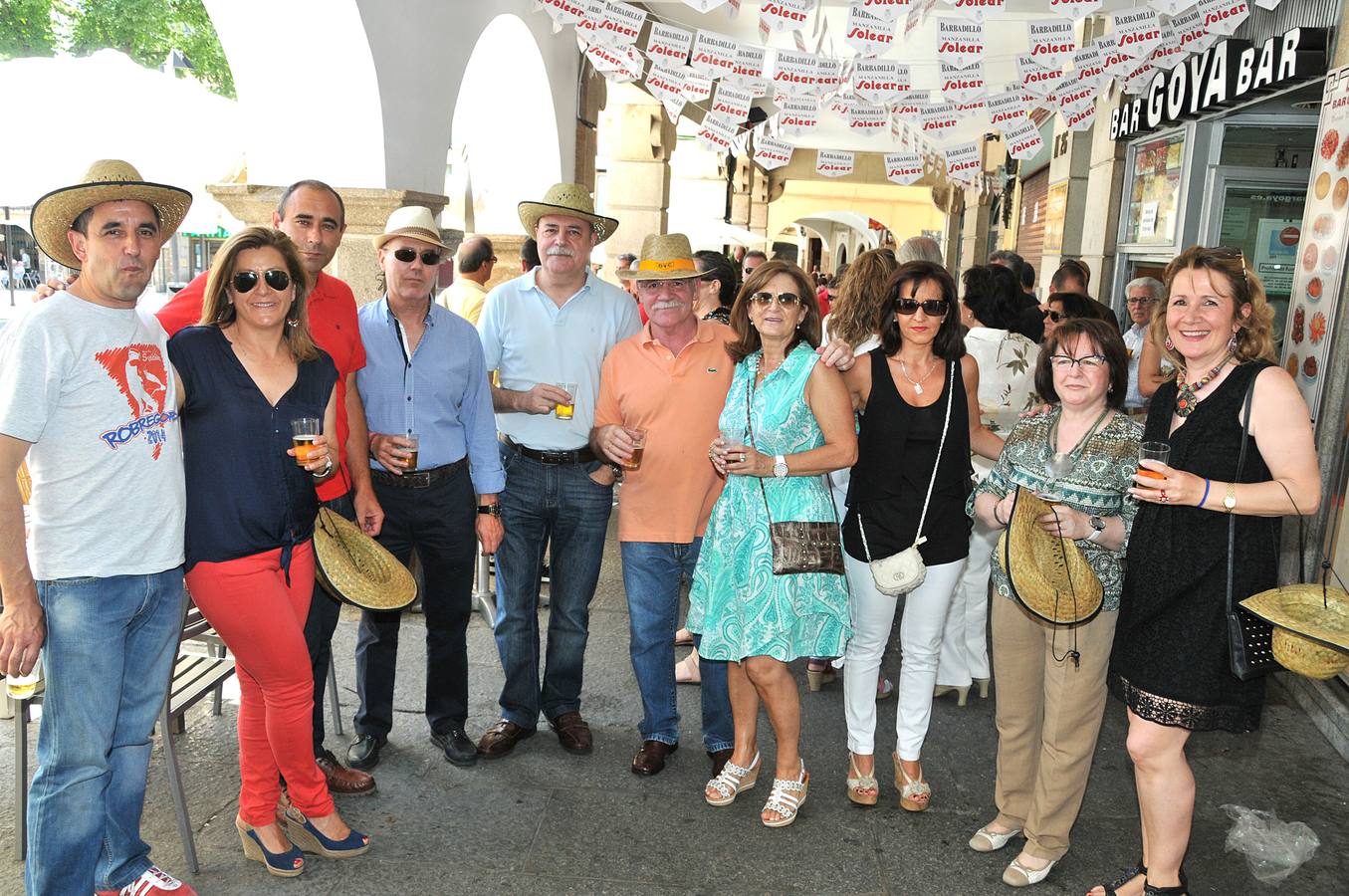 Día de cañas en la Feria de Plasencia