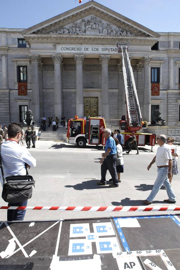 El Congreso, a punto para la proclamación del nuevo Rey