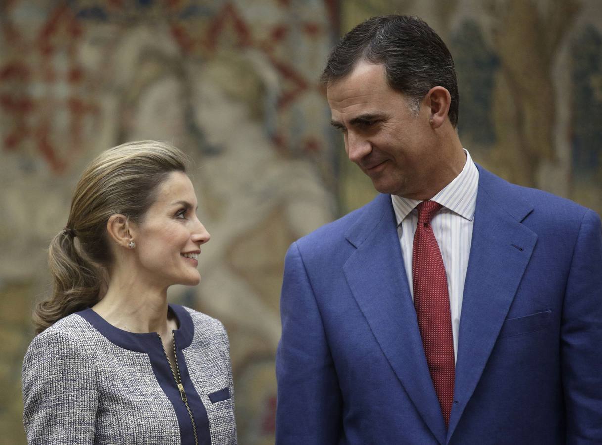 Los Reyes, antes del acto.