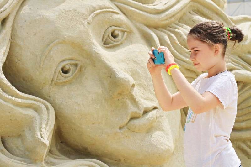 Festival de la arena en Lednice, Moravia del Sur, a 50 km al sur de Brno. AFP/Radek Mica