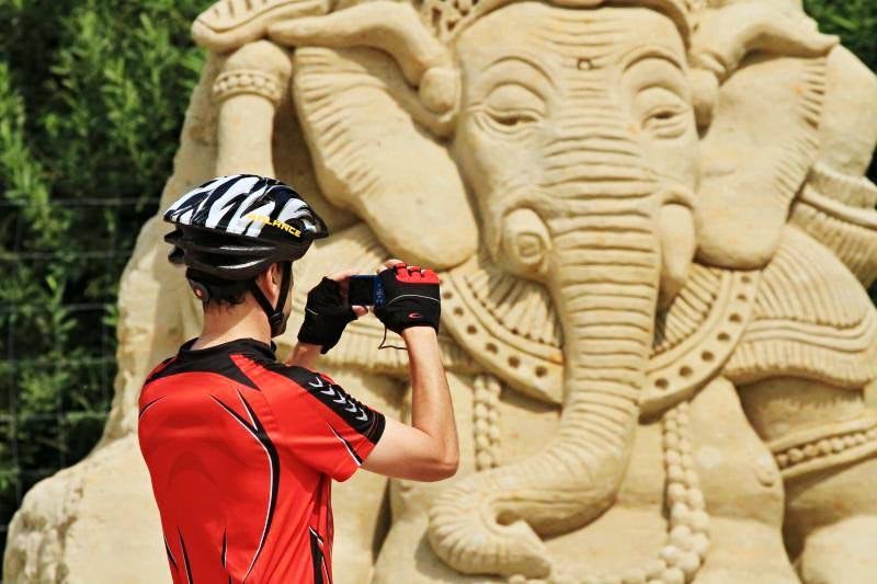 Festival de la arena en Lednice, Moravia del Sur, a 50 km al sur de Brno. AFP/Radek Mica