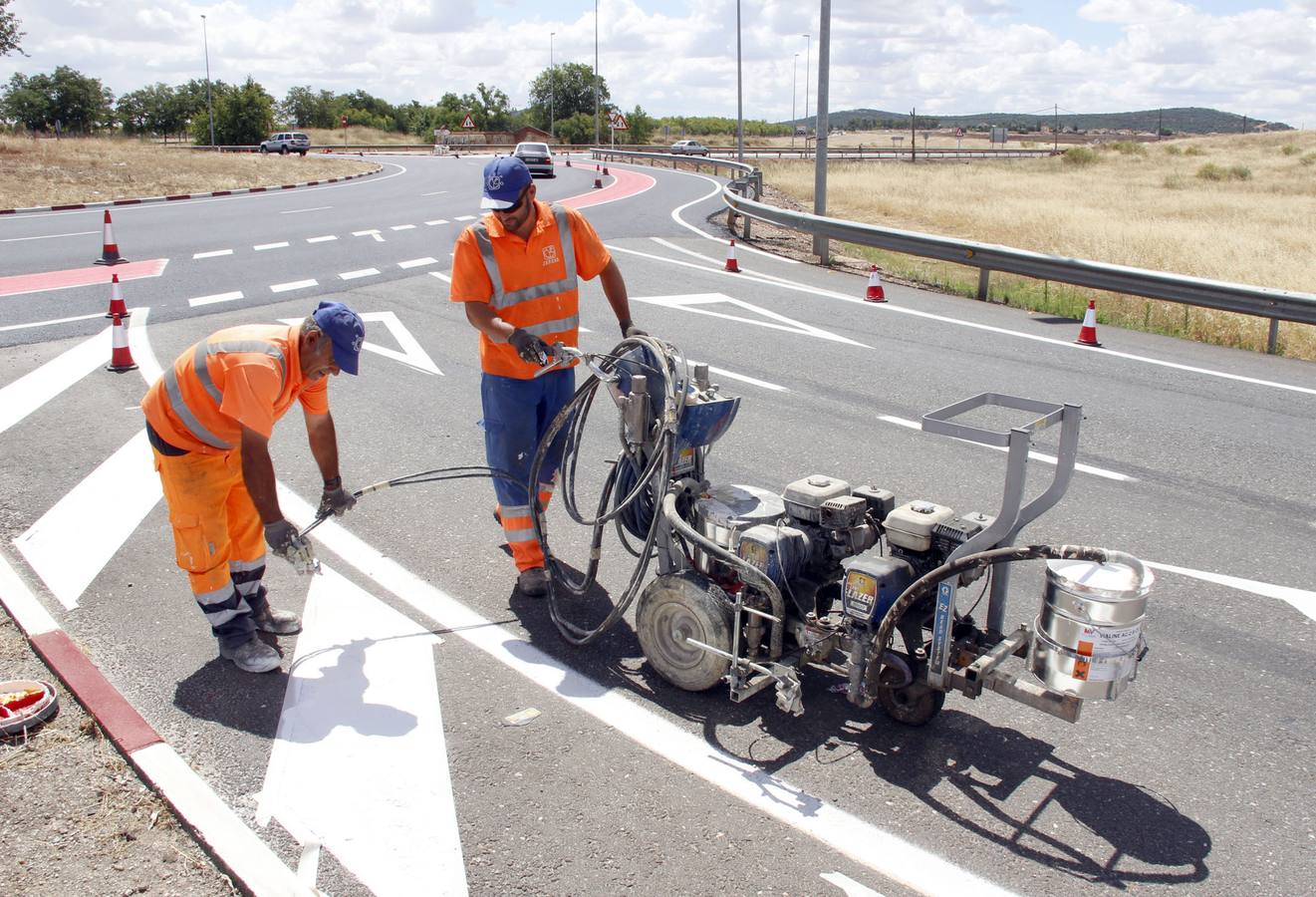 Carril-bici para las rotondas de la N-630 en Cáceres