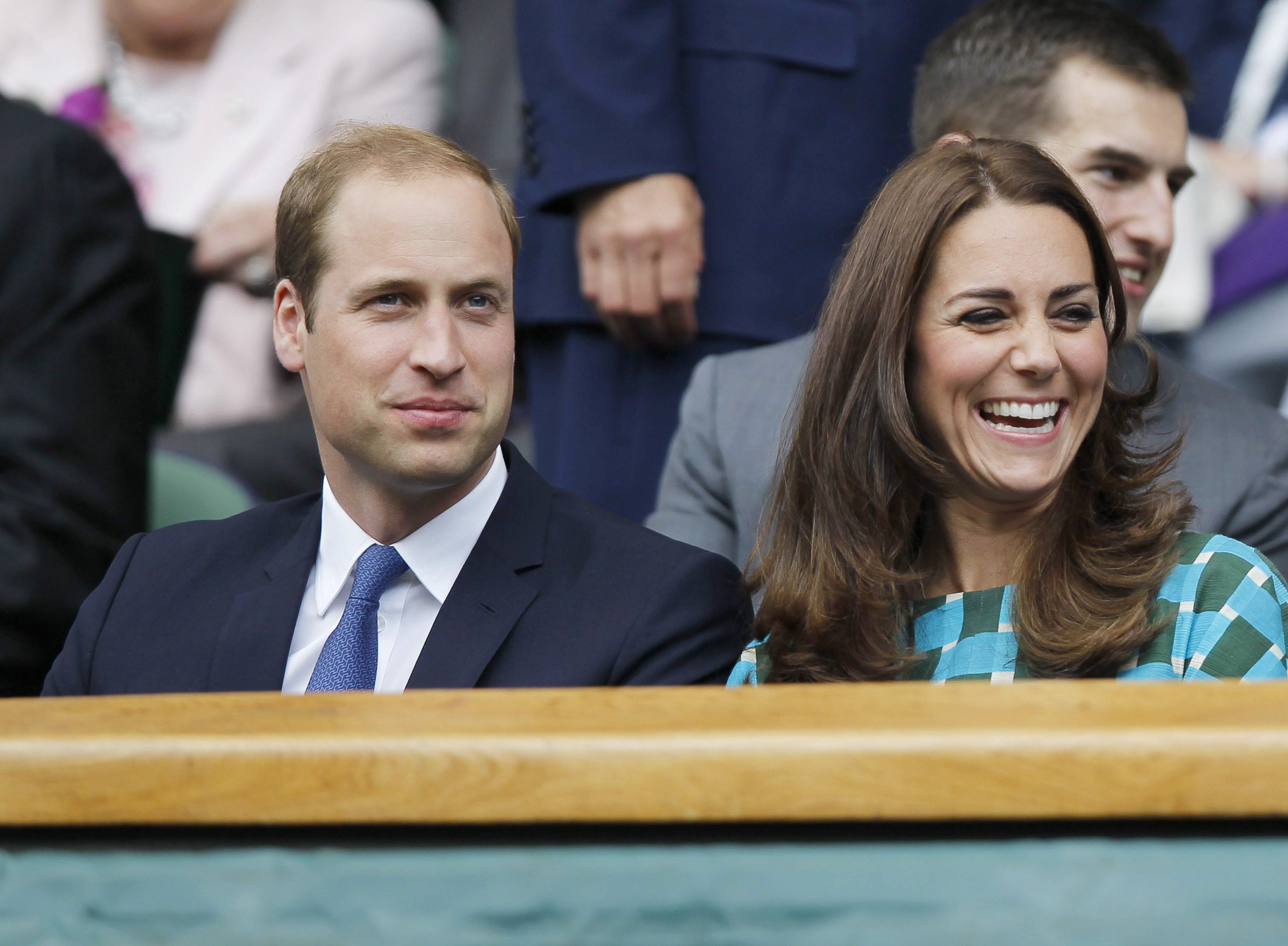 Los Duques de Cambridge disfrutan de la final de Wimbledon 2014.