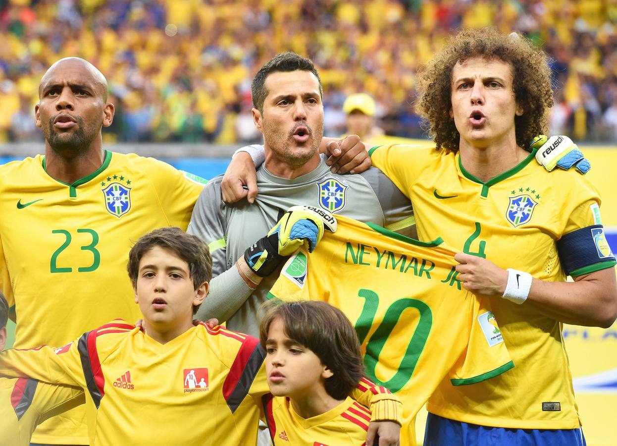 Martes, 8 de julio. Histórica derrota de Brasil ante Alemania por 1-7 en el partido de semifinales del Mundial de Fútbol de Brasil 2014, que se celebró en el estadio Mineirão de Belo Horizonte. EFE/EPA/MARCUS BRANDT