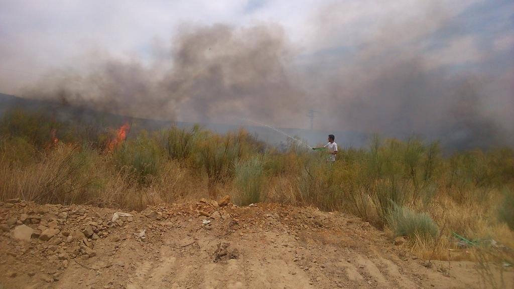 Incendio en Villar de Rena