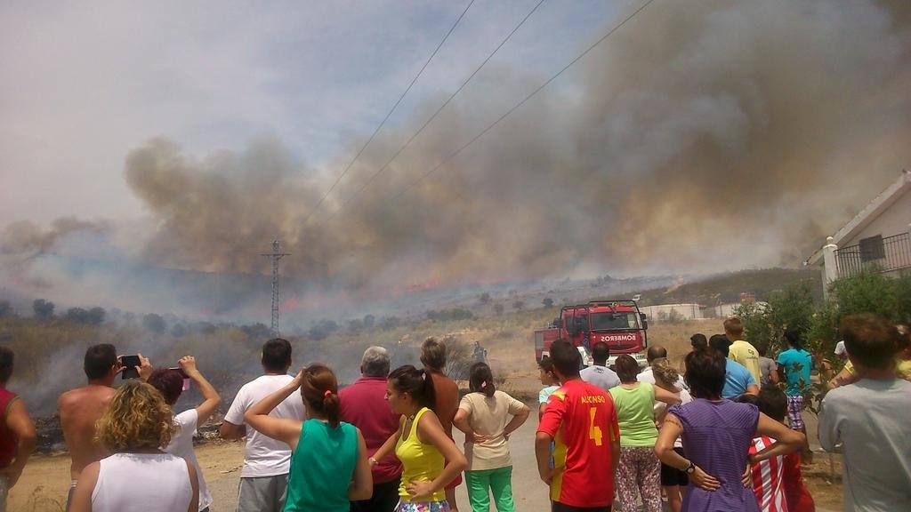 Incendio en Villar de Rena