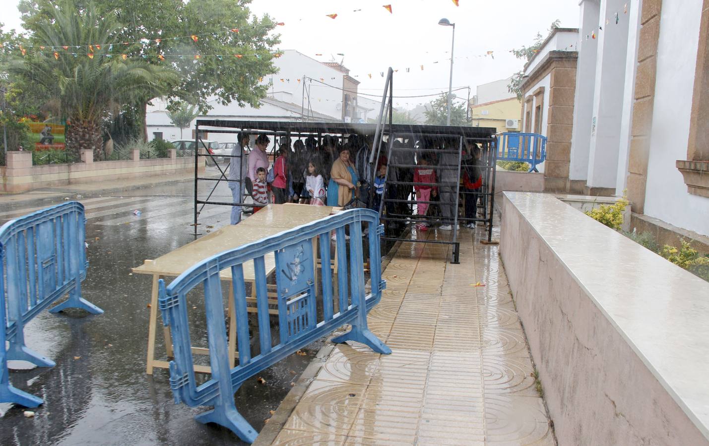 Fiesta de Santa Lucía pasada por agua