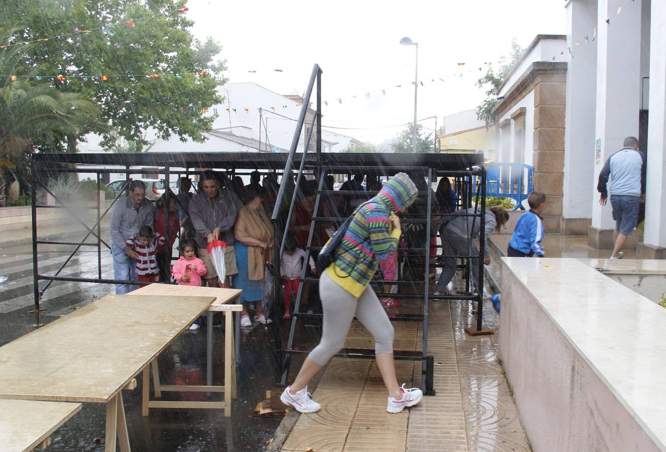 Fiesta de Santa Lucía pasada por agua