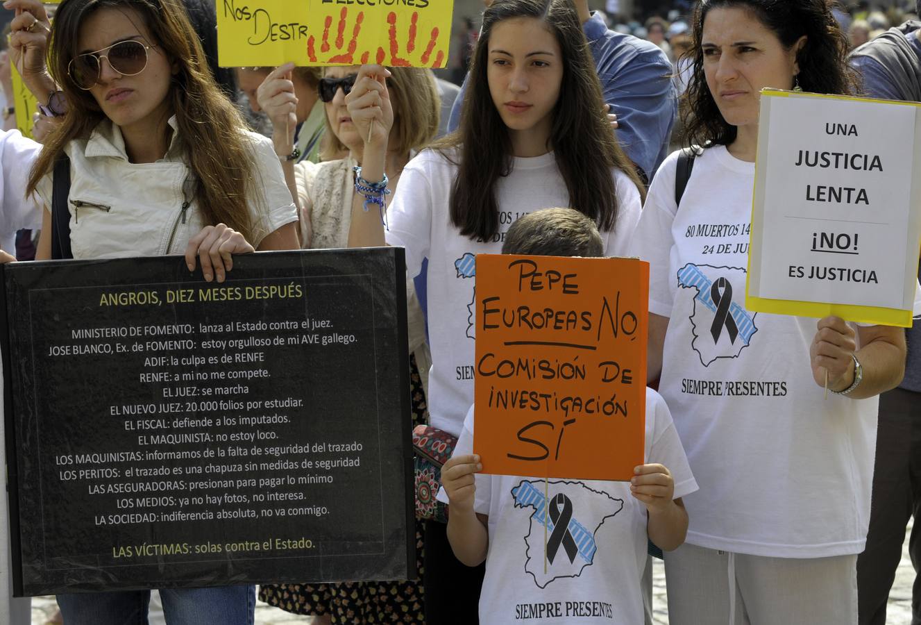 Las víctimas del Alvia se unen en el dolor