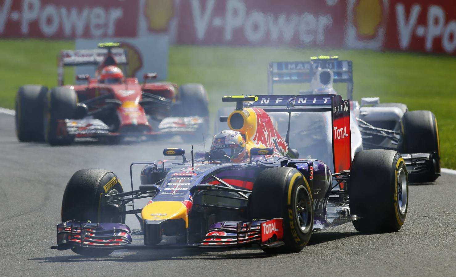 Ricciardo (Red Bull) gana el Gran Premio de Bélgica de Fórmula 1