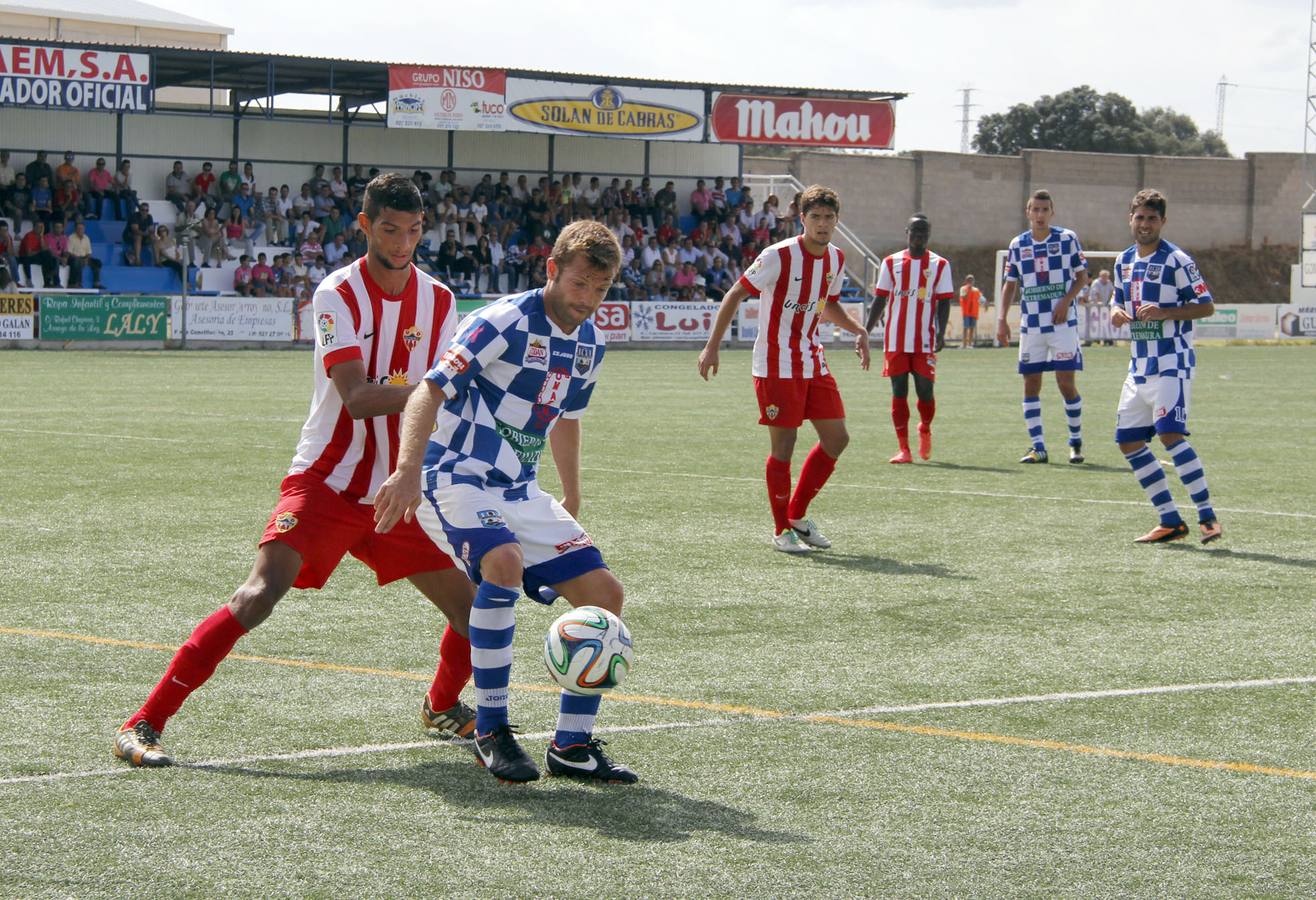 Victoria del Arroyo ante el Almería B (1-0)